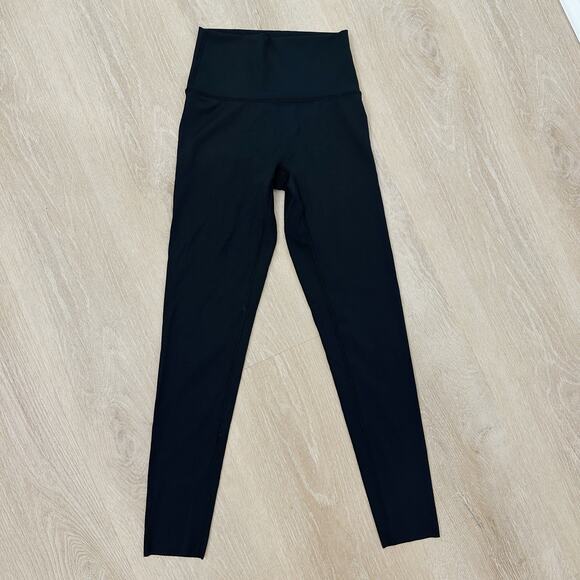 Women’s American Eagle Aerie Offline Solid Black Athletic Leggings Size Small S - Picture 2 of 6